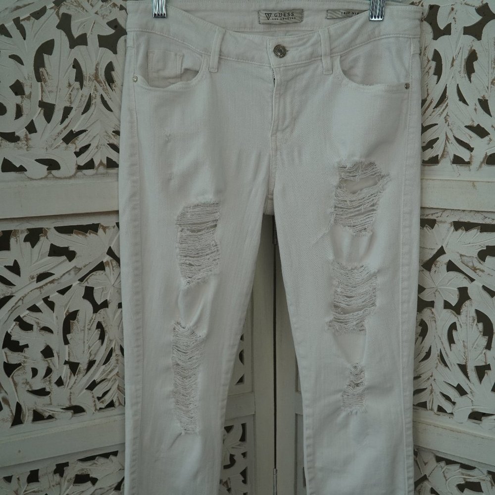 Guess | White distressed jeans